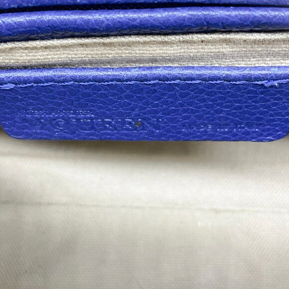 Alexander McQueen Blue Leather Mini Padlock Two Way Bag - Picture 9 of 10